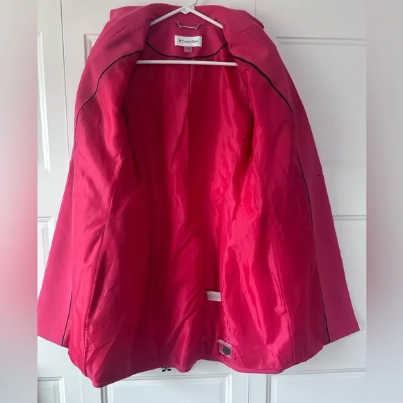 Calvin Klein One-Button Long Topper